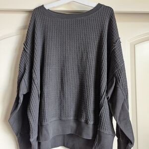 American Eagle Outfitters Gray Crew Neck Sweater
